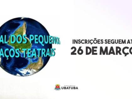 Inscrições para FePET em Ubatuba seguem até 26 de março