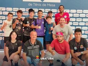 Mesatenistas de Ubatuba sobem ao pódio na segunda etapa da Liga
