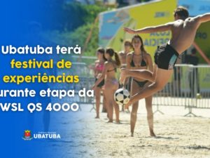 Ubatuba terá festival de experiências durante etapa da WSL QS 4000