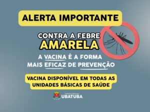 Pessoas que não receberam dose plena contra Febre Amarela devem se vacinar