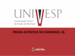 Vestibular Univesp 2026 acontece às 13h deste domingo, 26