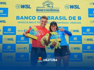 Heitor Mueller e Sophia Medina conquistam os títulos da WSL em Ubatuba