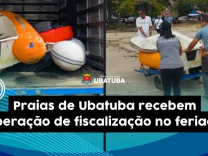 Praias de Ubatuba recebem operação de fiscalização no feriado