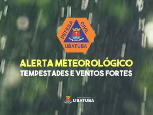 Alerta: Mau tempo deve se intensificar no fim de semana em Ubatuba