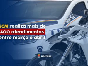 GCM realiza mais de 400 atendimentos entre março e abril