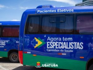 Ubatuba recebe novo micro-ônibus para transporte de pacientes