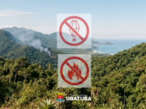 Inverno: Ubatuba alerta sobre queimadas e proibição da soltura de balões