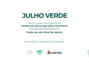 Julho Verde promove ação de prevenção ao câncer bucal em Ubatuba