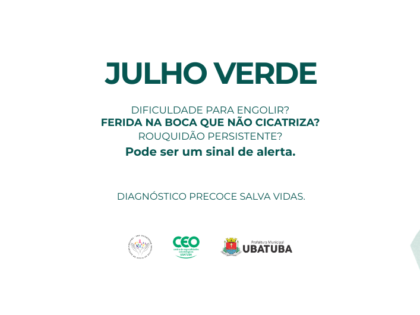 Julho Verde promove ação de prevenção ao câncer bucal em Ubatuba