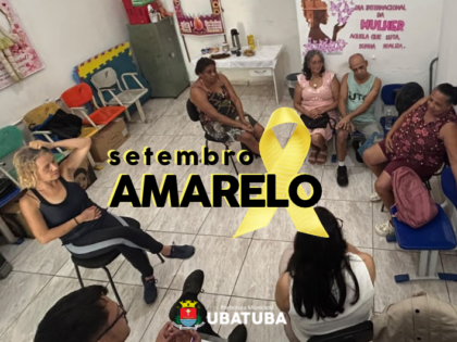 Setembro Amarelo: CRAS Oeste realiza roda de conversa