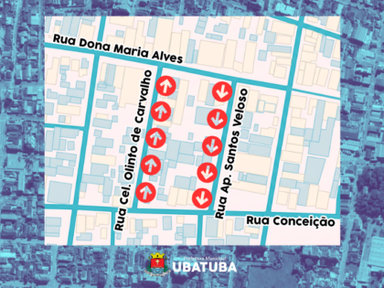 Atenção motoristas: ruas do Centro de Ubatuba terão mudança de sentido