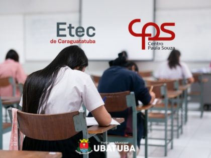 Vestibulinho das Etecs 2027 oferece 105 vagas gratuitas em Ubatuba