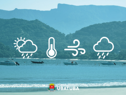 Ubatuba deve registrar chuva e queda de temperatura ao longo da semana