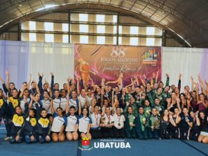 Ginástica rítmica de Ubatuba conquista bronze nos Jogos Abertos