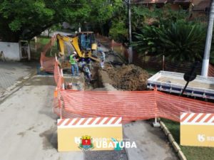 Obras de saneamento poderão causar alterações no trânsito do Centro de Ubatuba