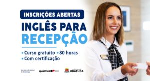 Qualifica SP abre inscrições para curso gratuito de inglês em Ubatuba