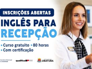 Qualifica SP abre inscrições para curso gratuito de inglês em Ubatuba